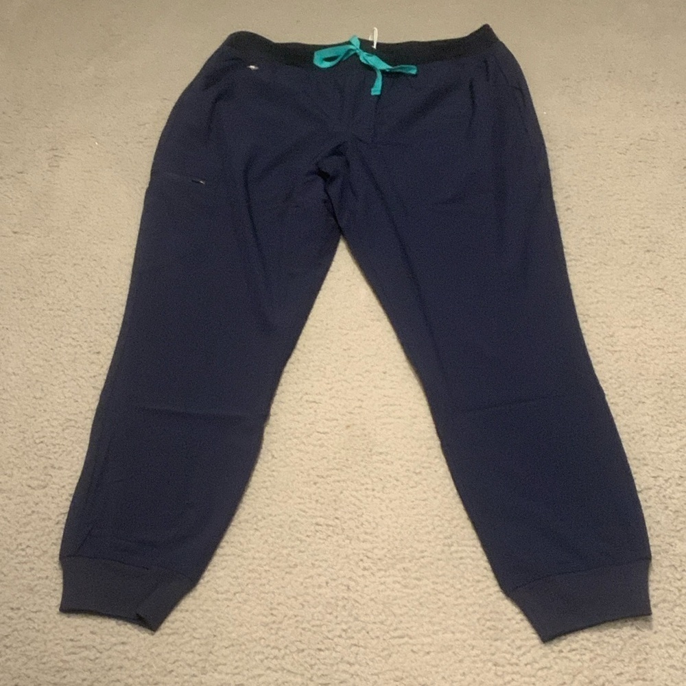 Figs Zamora Freex Lined Jogger Scrubs Pants Size L
